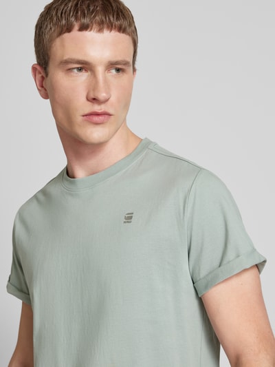 G-Star Raw T-shirt met labeldetail Mintgroen - 3