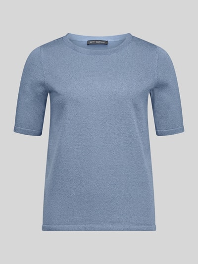 Betty Barclay sweter w kroju regular fit z mieszanki wiskozy model 'LT JULI' Szaroniebieski 2