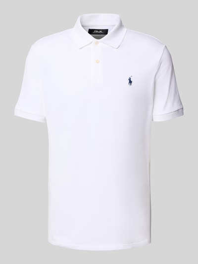 Polo Ralph Lauren Koszulka polo o kroju slim fit z wyhaftowanym logo Biały 2