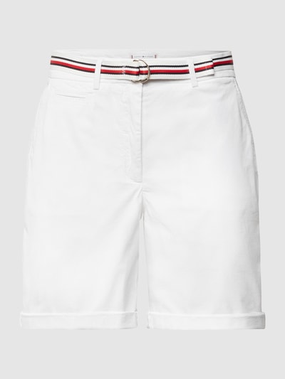 Tommy Hilfiger Bermudashorts mit seitlichen Eingrifftaschen Weiss 2