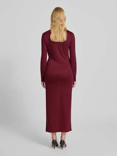 Rich & Royal Maxikleid mit Knoten-Detail Bordeaux 5