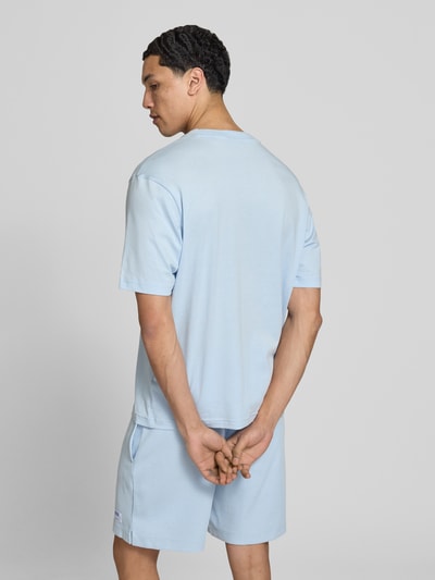 HUGO Blue Regular Fit T-Shirt aus reiner Baumwolle Modell 'NAYONIX' Hellblau 5