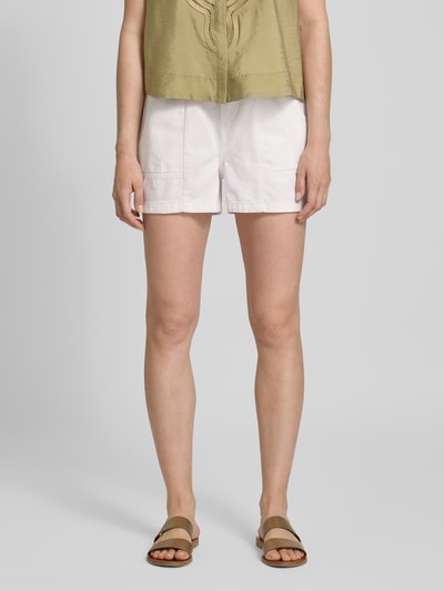 Tom Tailor Denim Relaxed fit korte jeans van puur katoen Wit - 4