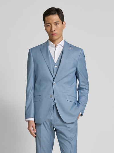 HECHTER PARIS Regular fit 2-knoops colbert met klepzakken, model 'X-Tension' Lichtblauw - 4