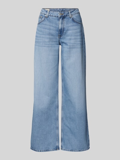 Gant Wide Leg Jeans im 5-Pocket-Design Hellblau Melange 1