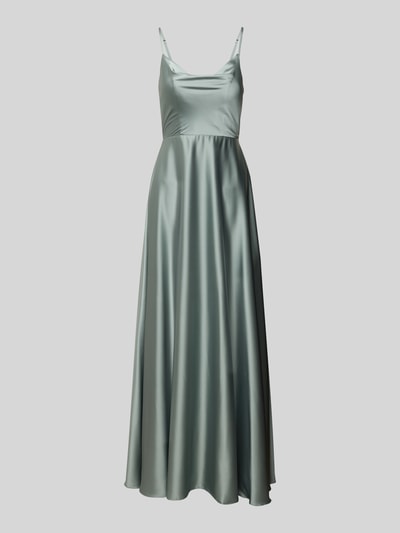 Laona Abendkleid mit Wasserfall-Ausschnitt Hellgruen 2
