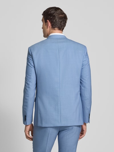 HECHTER PARIS Slim fit pak van scheerwolmix met reverskraag Lichtblauw - 5
