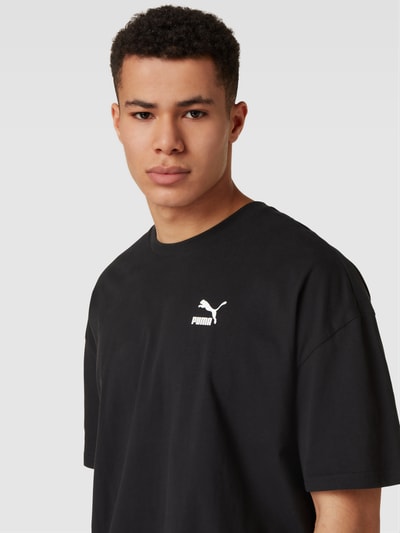 PUMA PERFORMANCE Oversized T-Shirt mit Label-Print Modell 'CLASSICS' Black 3