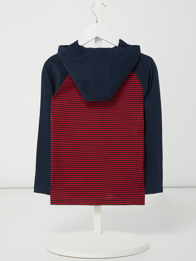 s.Oliver RED LABEL Hoodie met streepmotief  Rood - 3