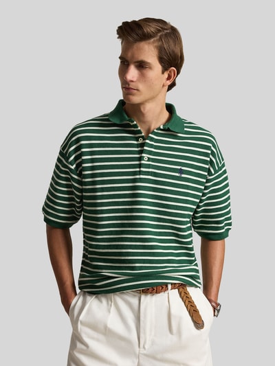 Polo Ralph Lauren Loose Fit Poloshirt aus Baumwoll-Mix Gruen 4