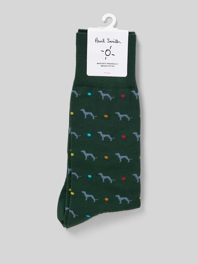 PAUL SMITH Socken mit Stukturmuster Modell 'HANK' Gruen 3