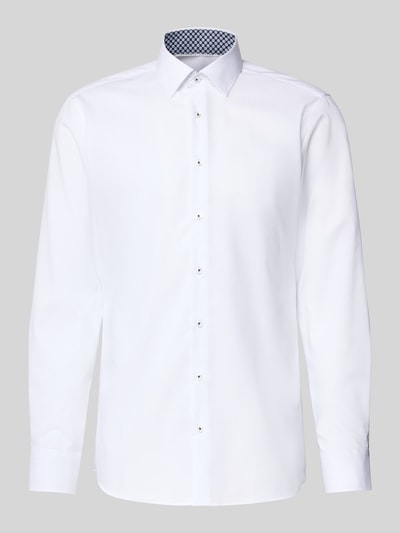 ETERNA Regular fit vrijetijdsoverhemd met kentkraag, model 'Kent' Wit - 2