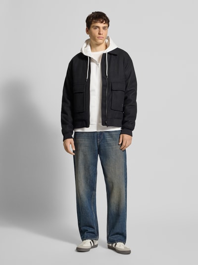 Jack & Jones Bluza rozpinana z kapturem model ‘BRADLEY’ Złamany biały 1