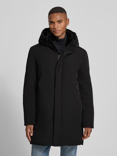 Cinque Płaszcz z kapturem model ‘Dawson’ Czarny 4