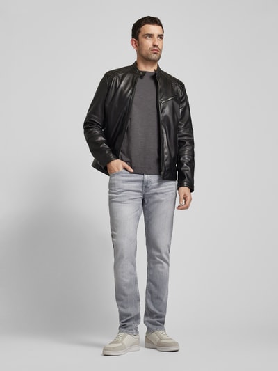 Tommy Hilfiger Straight fit jeans in 5-pocketmodel, model 'DENTON' Lichtgrijs - 1