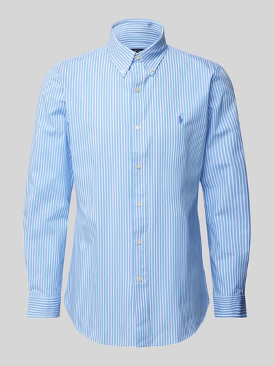 Polo Ralph Lauren Custom Fit Freizeithemd mit Button-Down-Kragen Bleu 2