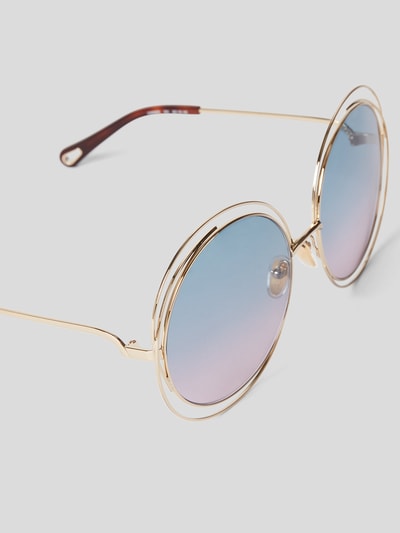 Chloé Sonnenbrille im Metallic-Look Gold 3