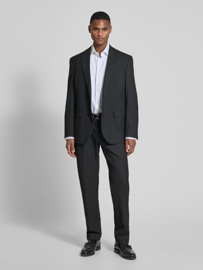 Christian Berg Men Pantalon met persplooien Zwart - 1