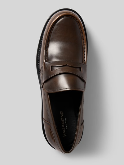 Produktfoto, Loafer aus echtem Rindsleder Modell 'CAMERON' von Vagabond, braune Glattleder-Oberfläche, dezente Nähte, Herren Loafer von Vagabond
