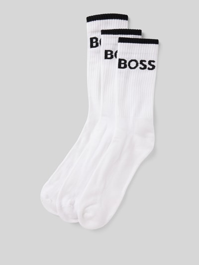 BOSS Socken mit Label-Stitching im 6er-Pack Weiss 1