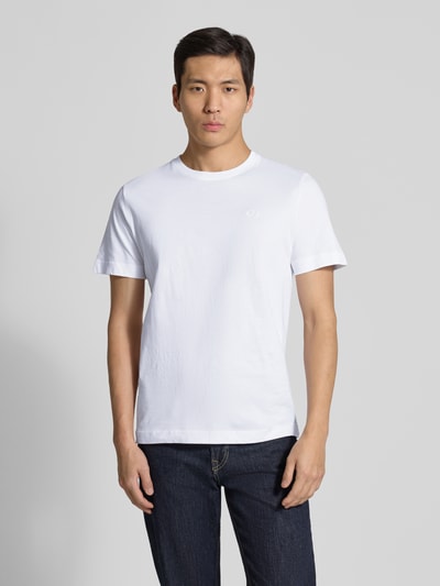 Tom Tailor Regular Fit T-Shirt aus reiner Baumwolle Weiss 4