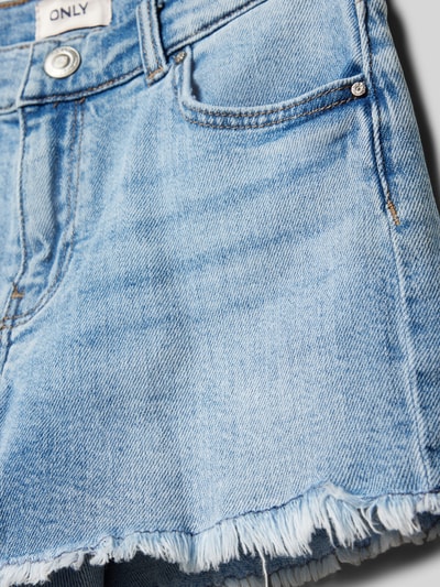Only Szorty jeansowe z frędzlami model ‘ROBYN’ Jasnoniebieski 2