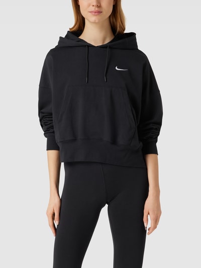 Nike Bluza z kapturem i wyhaftowanym logo Czarny 4