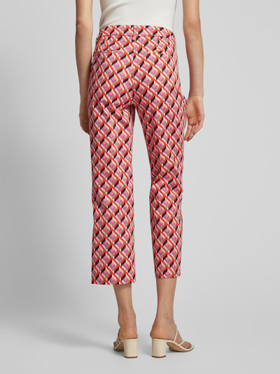 Betty Barclay Caprihose mit Allover-Muster und Eingrifftaschen Rot 5