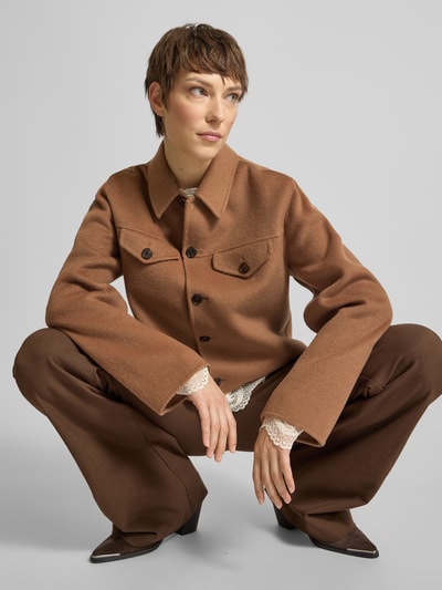 Filippa K Hemdjacke mit Knopfleiste Beige 3