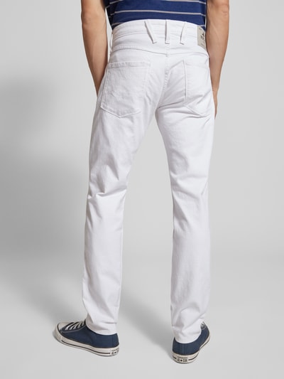 Replay Slim Fit Jeans im 5-Pocket-Design Weiss 5