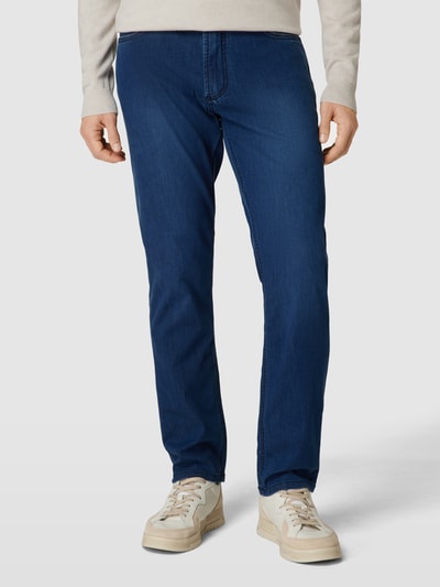 Christian Berg Men Slim fit jeans met stretch Blauw - 4