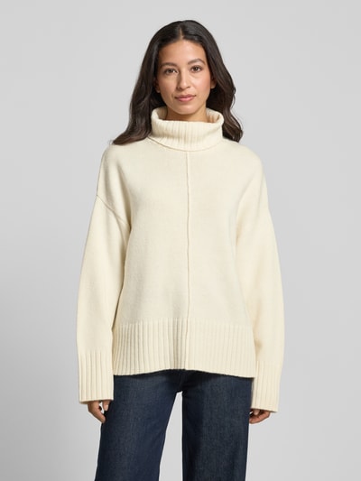 GUIDO MARIA KRETSCHMER WOMAN Regular fit pullover met wol, model 'Ilianer' Offwhite - 4