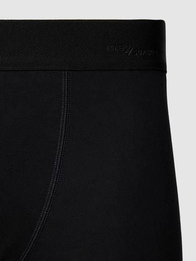 Mey Boxershorts mit elastischem Logo-Bund Black 2