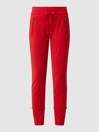 MAC Joggingbroek met ritszakken, model 'Easy Active' Rood - 2