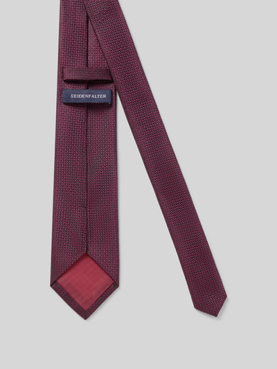 Produktfoto, Krawatte aus reiner Seide von Prince Bowtie in klassischer Passform, strukturierte Oberfläche, Teilungsnähte, 7 cm Breite