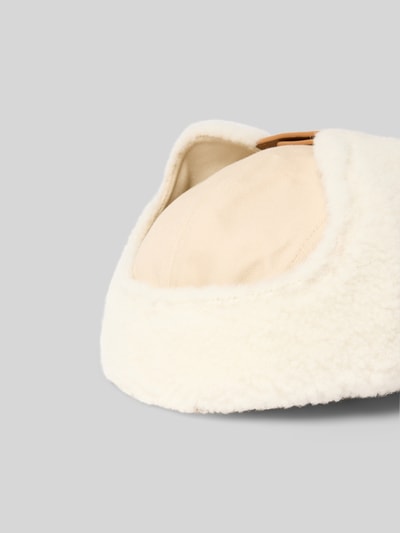 Kenzo Base Cap mit Besatz aus Schafswolle Ecru 4