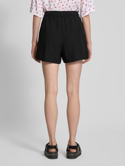Review Relaxed Fit Shorts mit Leinen-Anteil Black 5