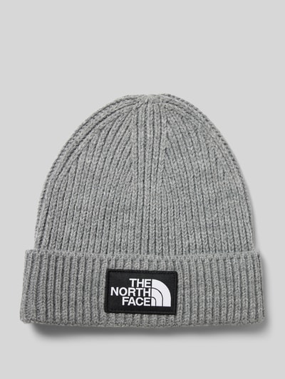 The North Face Czapka beanie z efektem prążkowania Średnioszary 1