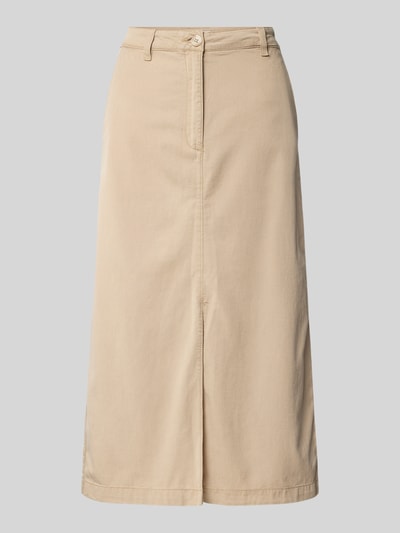 Tommy Hilfiger Chinorok in midilengte van een mix van lyocell en katoen Zand - 2