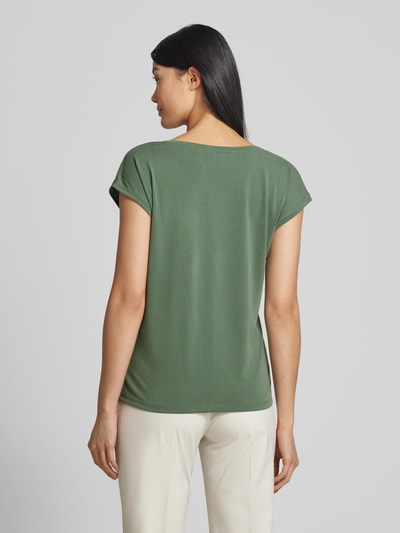 Vero Moda Comfort Fit T-Shirt mit Modal-Anteil Modell 'FILLI' Schilf 5