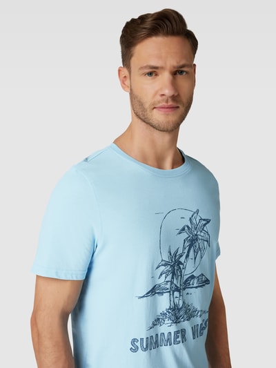 MCNEAL T-Shirt mit Motiv-Print Bleu 3