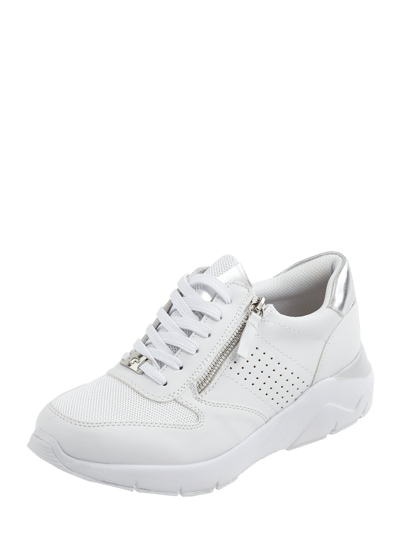 Tom Tailor Sneakerwedges met textielinzet  Wit - 1