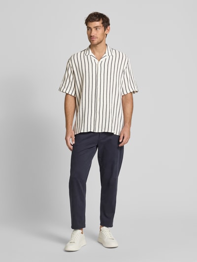 SELECTED HOMME Freizeithemd mit Knopfleiste Offwhite 1
