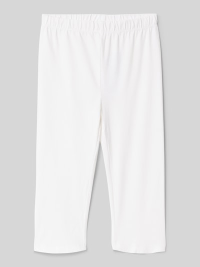 s.Oliver RED LABEL Slim Fit Leggings aus Baumwoll-Mix Weiss 1