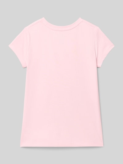 Polo Ralph Lauren Teens T-Shirt mit Label-Print und Rundhalsausschnitt Rosa 3