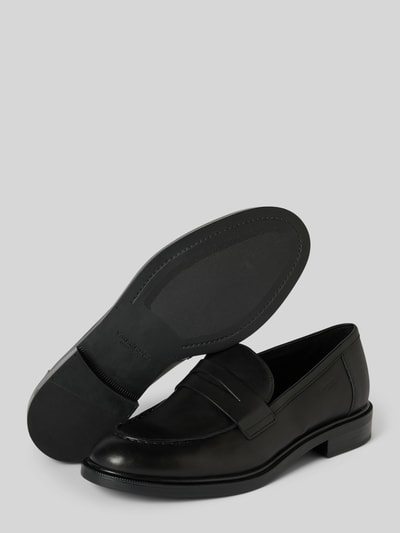 Vagabond Penny-Loafer aus Leder mit Schaftbrücke Modell 'AMINA' Black 4