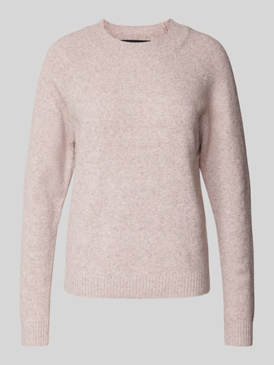 Vero Moda Regular Fit Strickpullover in Melange Modell 'DOFFY' Hellrosa 2