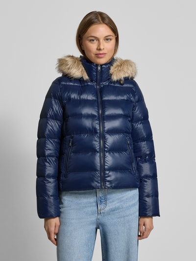 Tommy Hilfiger Slim Fit Daunenjacke in glänzender Optik Marine 4