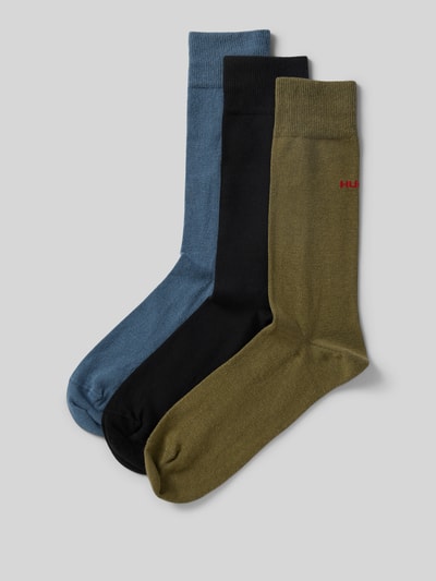 HUGO Sokken van Katoenmix in Set van 3 Blauw - 1