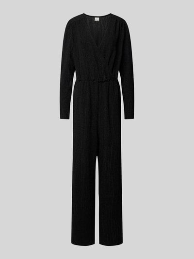 ICHI Jumpsuit mit Effektgarn Modell 'NAREEN' Black 2